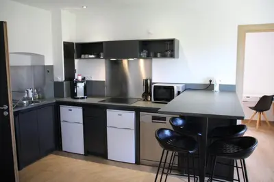 Cuisine ou kitchenette dans l'établissement Casa di a Volpe