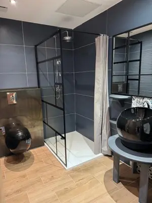 Salle de bains dans l'établissement Casa di a Volpe