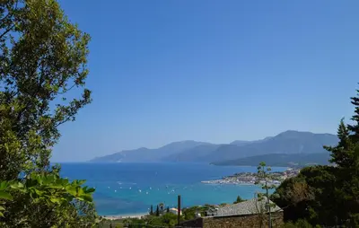 Paysage naturel près de la maison de vacances