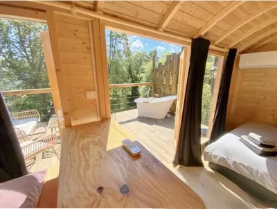 Plan de l'établissement Tiny house Murato - Terrace on stilts - Nature