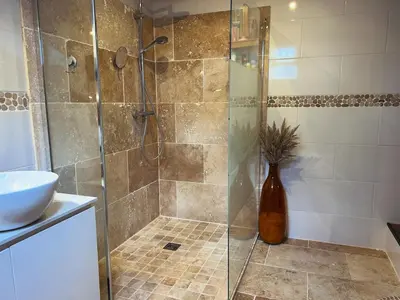 Salle de bains dans l'établissement Fornelli