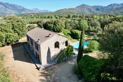 Vue générale sur la montagne ou vue sur la montagne depuis le B&B/chambre d'hôtes