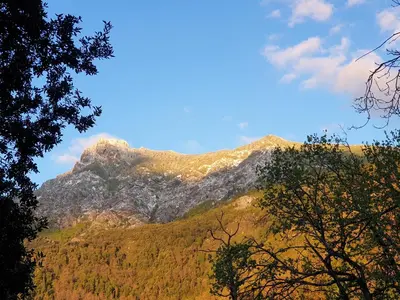 Paysage naturel près de la maison de vacances