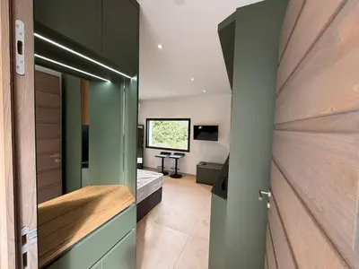 Plan de l'établissement Studio équipé avec cuisine d été et piscine privée