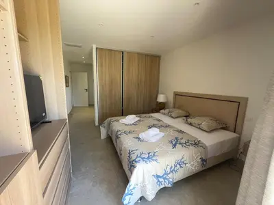 Un ou plusieurs lits dans un hébergement de l'établissement Villa MARINE