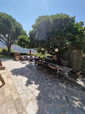 Jardin de l'établissement Ferme Canioni