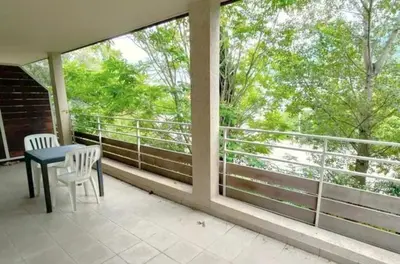 Balcon ou terrasse dans l'établissement Grand F2 avec terrasse spacieuse, Centre Corte