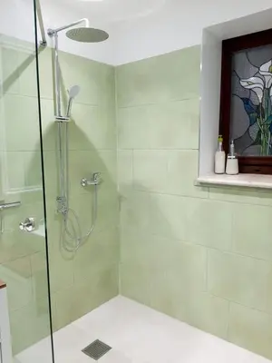 Salle de bains dans l'établissement Estancia el Sauce