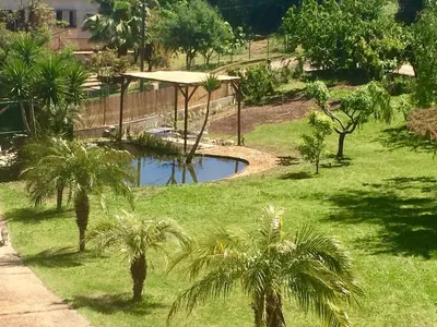 Jardin de l'établissement Estancia el Sauce