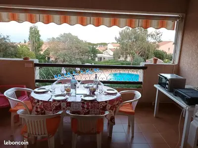 Piscine de l'établissement CORSE Bravone bel appart à 2 pas de la plage 2ch et mezzanine ou située à proximité