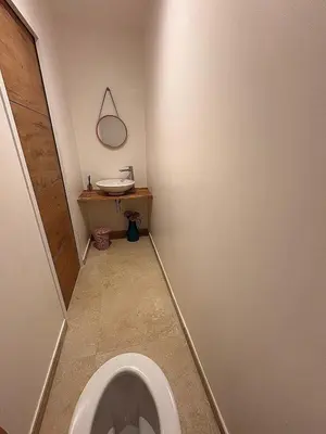 Salle de bains dans l'établissement Casa Nostra