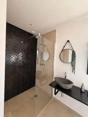 Salle de bains dans l'établissement Casa Nostra