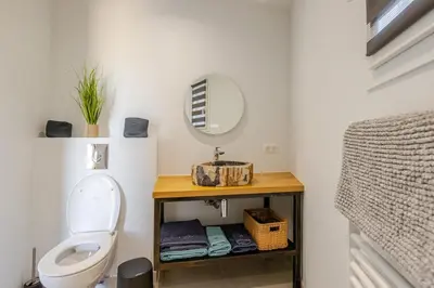 Plan de l'établissement Studio neuf , vue mer et montagne