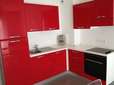 Cuisine ou kitchenette dans l'établissement Résidence Villa Tyrrenia