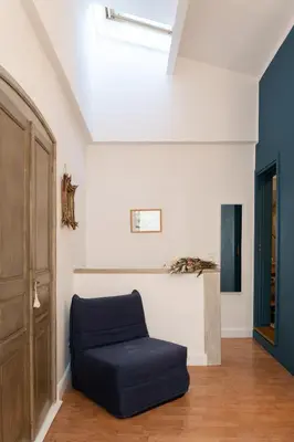 Coin salon dans l'établissement Casa Marina
