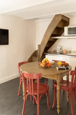 Cuisine ou kitchenette dans l'établissement Casa Marina