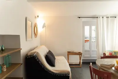 Coin salon dans l'établissement Casa Marina