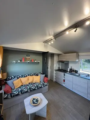 Cuisine ou kitchenette dans l'établissement U paradisu