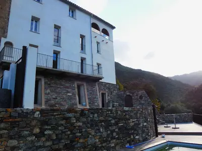 Vue générale sur la montagne ou vue sur la montagne depuis l'appartement