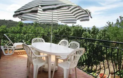 Balcon ou terrasse dans l'établissement Gorgeous Home In Valle Di Rostino
