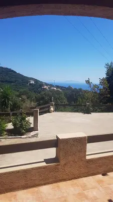 Paysage naturel près de la maison de vacances