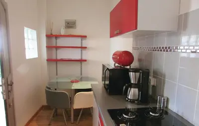 Cuisine ou kitchenette dans l'établissement 1 Bedroom Nice Apartment In Bastia