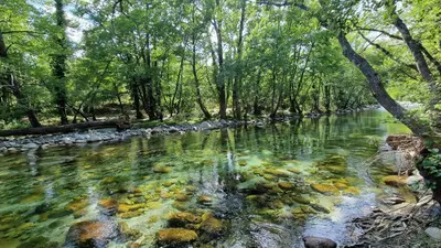 Paysage naturel près de la villa
