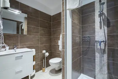 Salle de bains dans l'établissement U Fornu