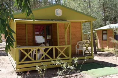 Jardin de l'établissement Camping Paradella