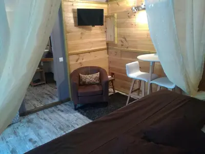 Télévision ou salle de divertissement dans l'établissement Villa Praesidio