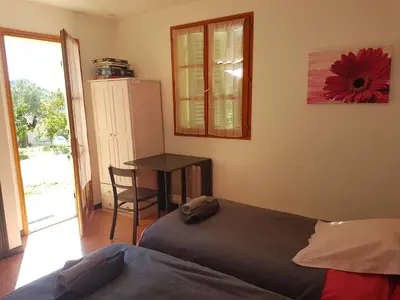 Un ou plusieurs lits dans un hébergement de l'établissement A CASA DI L'ALIVU