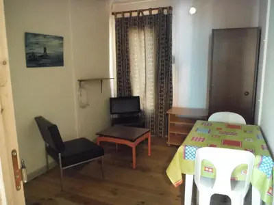 Coin salon dans l'établissement Camping Europa Beach