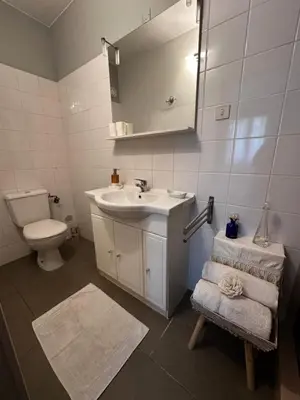 Salle de bains dans l'établissement casa di Rosa