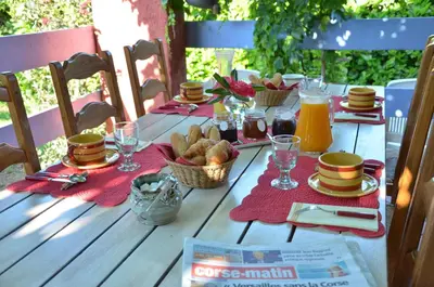 Nourriture dans le B&B/chambre d'hôtes ou à proximité