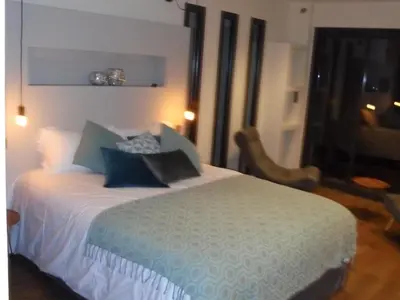 Un ou plusieurs lits dans un hébergement de l'établissement Maison d'Hôtes Bastia
