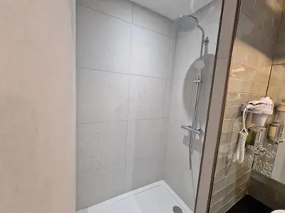 Salle de bains dans l'établissement Hôtel Bella Vista