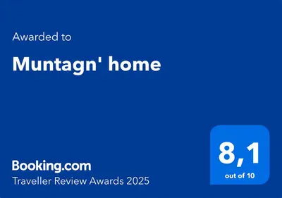 Certificat, récompense, panneau ou autre document affiché dans l'établissement Muntagn' home