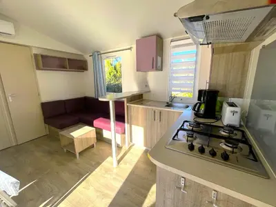 Cuisine ou kitchenette dans l'établissement Camping Dolce Vita