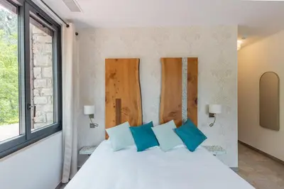 Un ou plusieurs lits dans un hébergement de l'établissement Hôtel de la Restonica