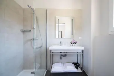 Salle de bains dans l'établissement Residence Saletta Casale