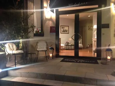 Coin salon dans l'établissement Hotel Santa Maria
