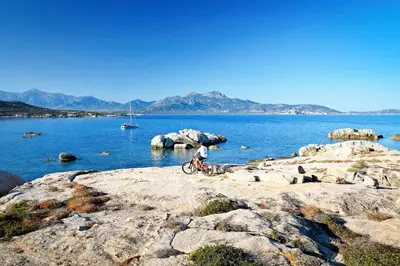 Paysage naturel près de le camping