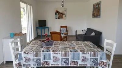 Coin salon dans l'établissement Villa E Lecce