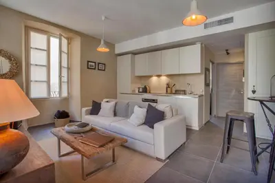 Coin salon dans l'établissement U Palazzu Ghejenuvese