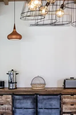 Cuisine ou kitchenette dans l'établissement Kyrn Flor - Domaine Sant Antone