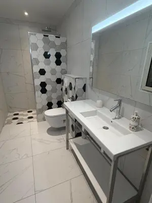 Salle de bains dans l'établissement Kyrn Flor - Domaine Sant Antone