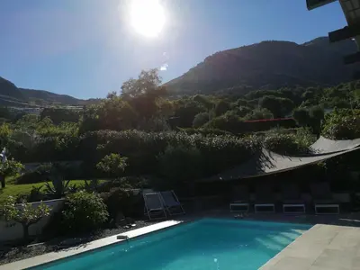 Vue générale sur la montagne ou vue sur la montagne depuis le B&B/chambre d'hôtes