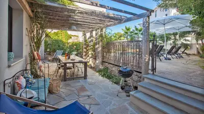 Balcon ou terrasse dans l'établissement Laniella location