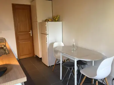 Cuisine ou kitchenette dans l'établissement Studio Pinzali Avec Mezzanine
