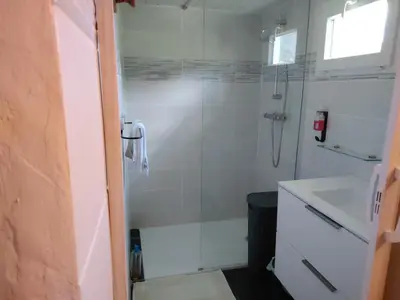 Salle de bains dans l'établissement Maison Lisa Maria